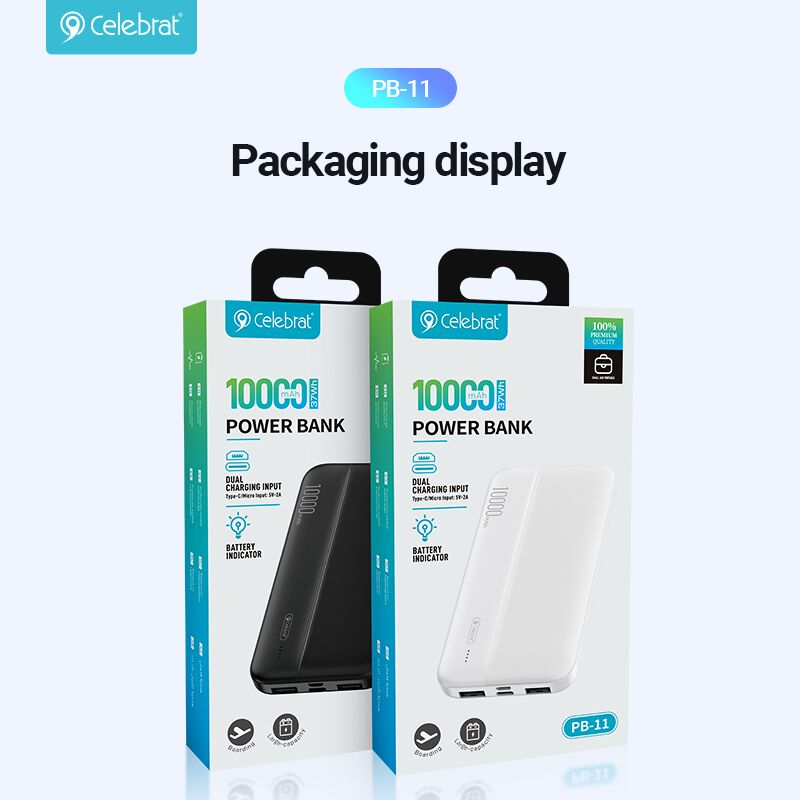 Celebrat PB-11 10000mAh Portable Power Bank - Image 2