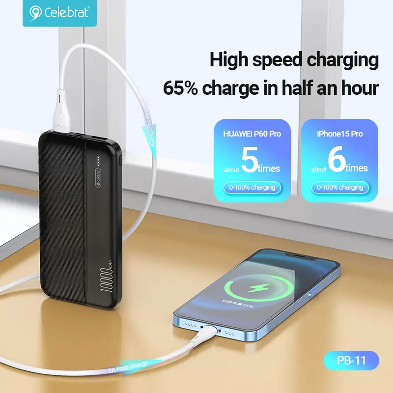Celebrat PB-11 10000mAh Portable Power Bank - Image 4