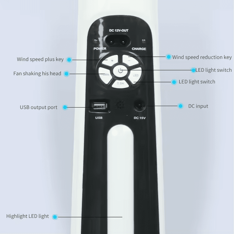 Rechargeable Fan - Image 2